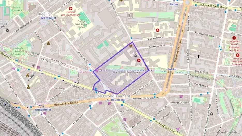 Appartement 53 m² trois pièces à vendre à Paris 12e Arrondissement