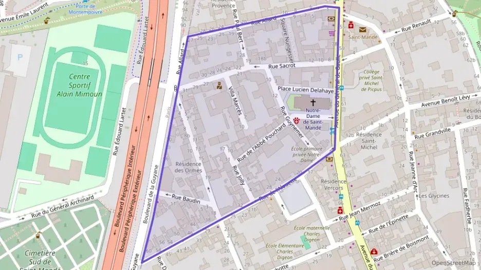 Appartement 48 m² trois pièces à vendre à Saint-Mandé