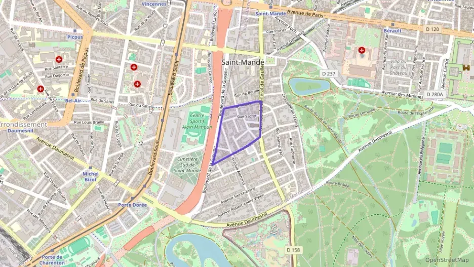 Appartement 48 m² trois pièces à vendre à Saint-Mandé