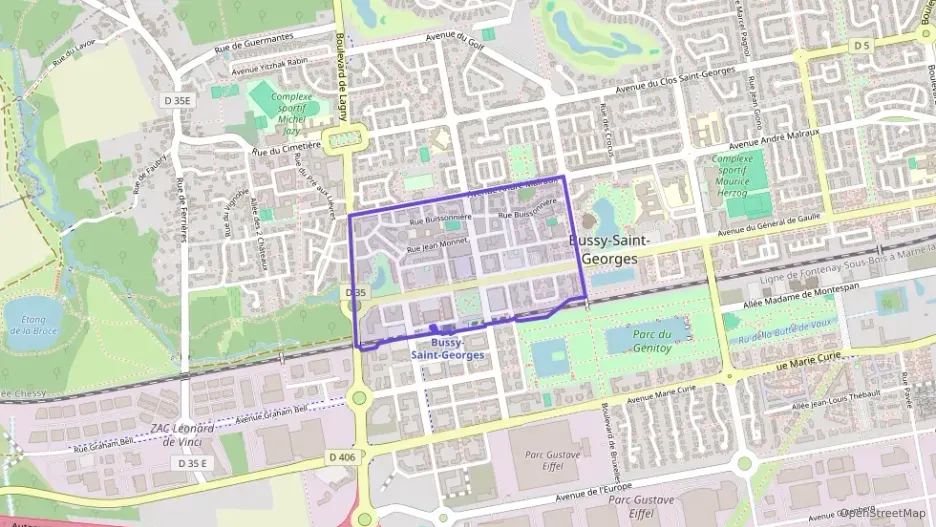 Appartement 38 m² une piece à vendre à Bussy-Saint-Georges