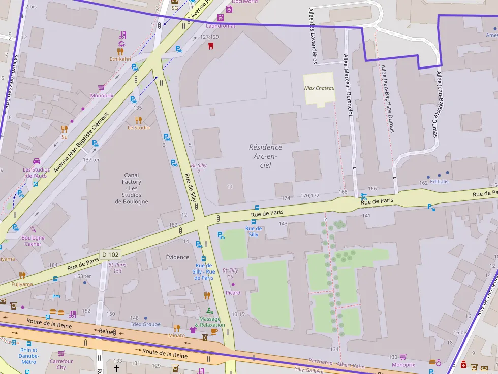 Appartement 58 m² trois pièces à vendre à Boulogne-Billancourt