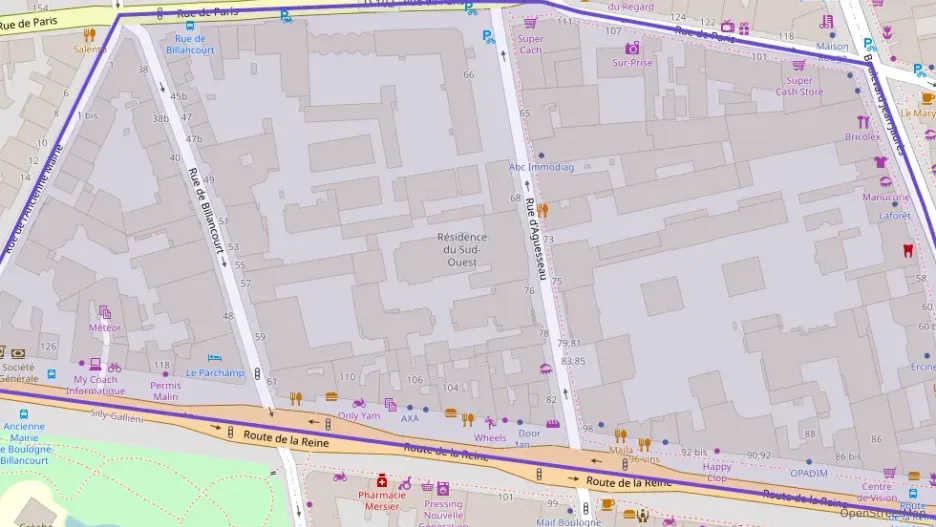 Appartement 37 m² une piece à vendre à Boulogne-Billancourt