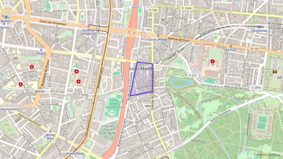 Appartement 50 m² trois pièces à vendre à Saint-Mandé