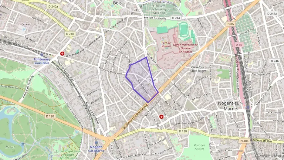 Appartement 44 m² deux pieces à vendre à Nogent-sur-Marne