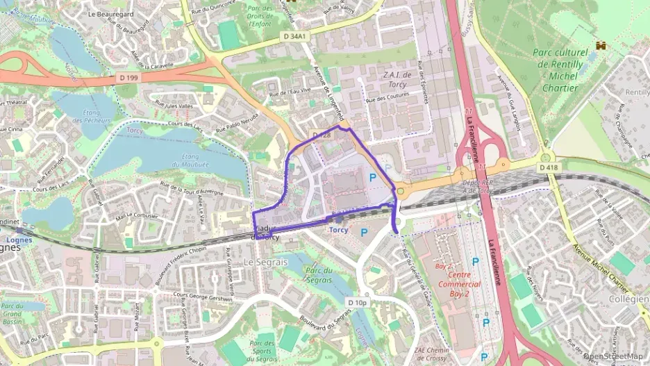 Appartement 84 m² quatre pièces à vendre à Torcy