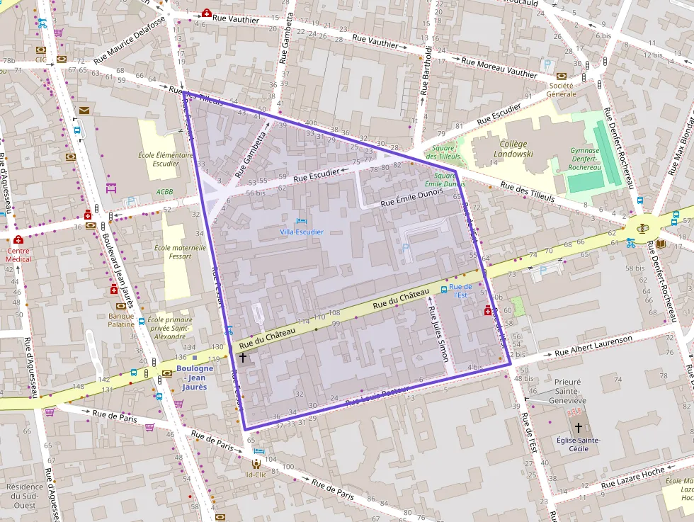 Appartement 82 m² trois pièces à vendre à Boulogne-Billancourt