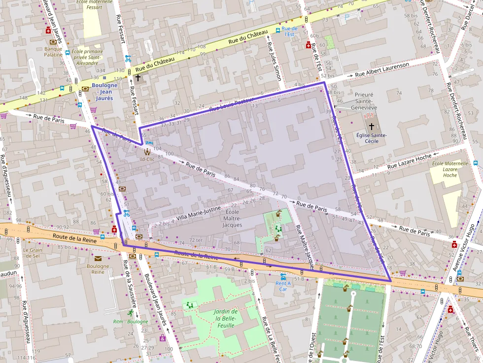 Appartement 42 m² deux pieces à vendre à Boulogne-Billancourt