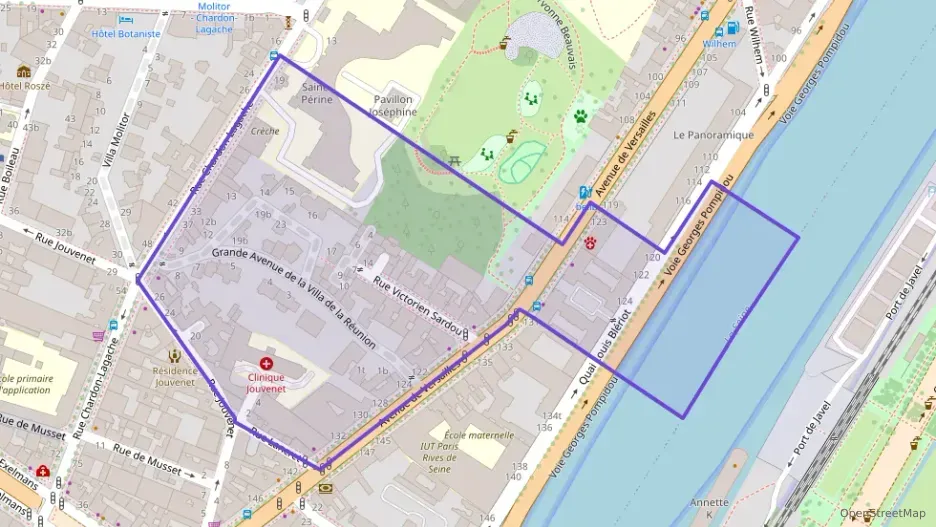 Appartement 65 m² deux pieces à vendre à Paris 16e Arrondissement