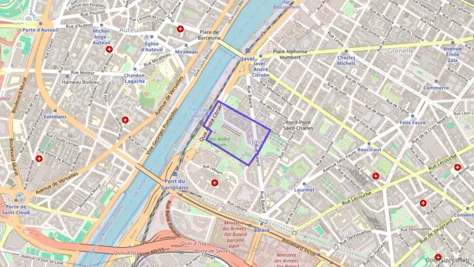 Appartement 49 m² deux pieces à vendre à Paris 15e Arrondissement