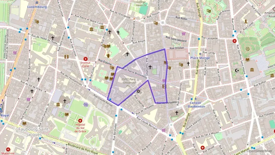 Appartement 40 m² deux pieces à vendre à Paris 5e Arrondissement