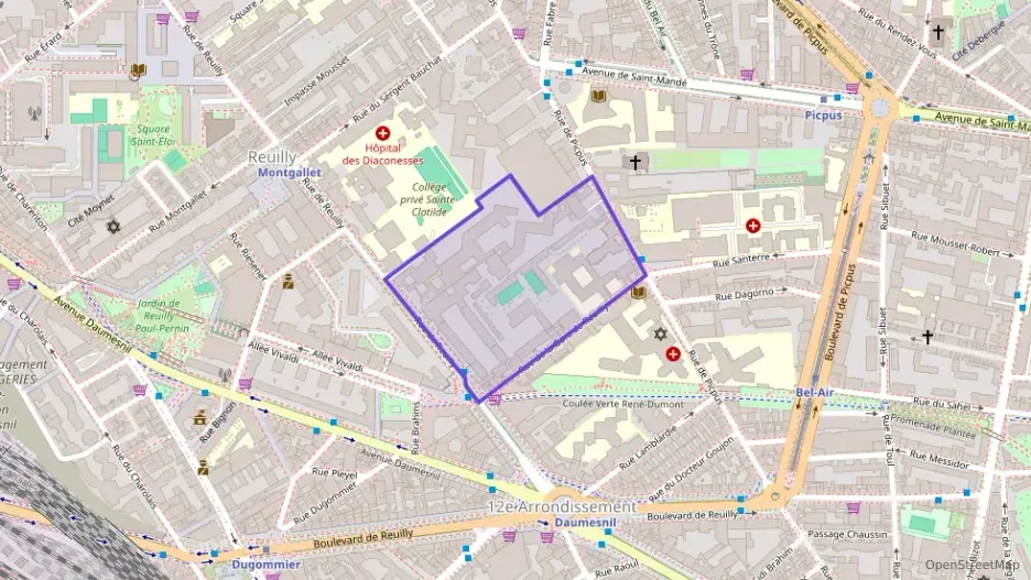 Appartement 45 m² deux pieces à vendre à Paris 12e Arrondissement