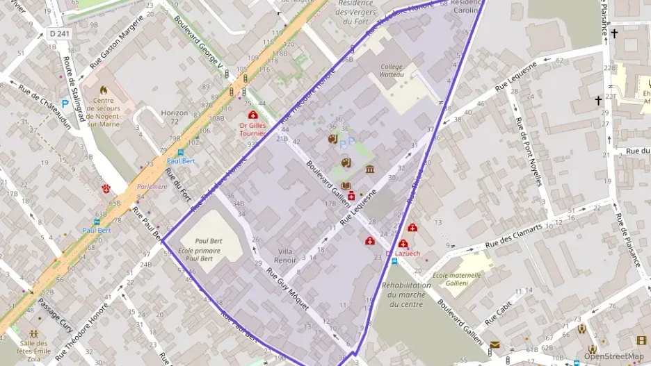 Appartement 88 m² quatre pièces à vendre à Nogent-sur-Marne