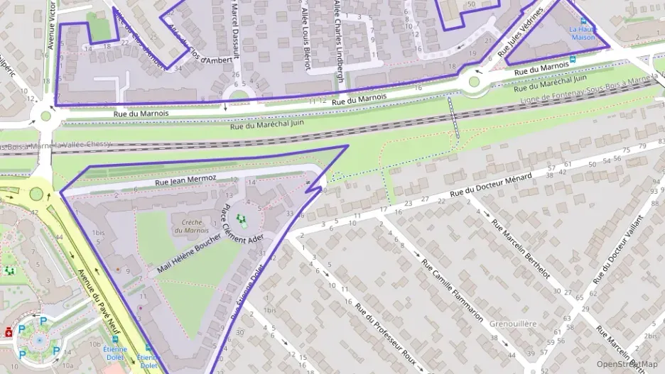 Appartement 53 m² trois pièces à vendre à Noisy-le-Grand