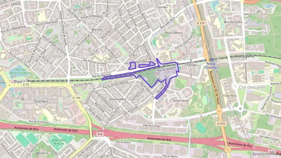 Appartement 67 m² trois pièces à vendre à Noisy-le-Grand