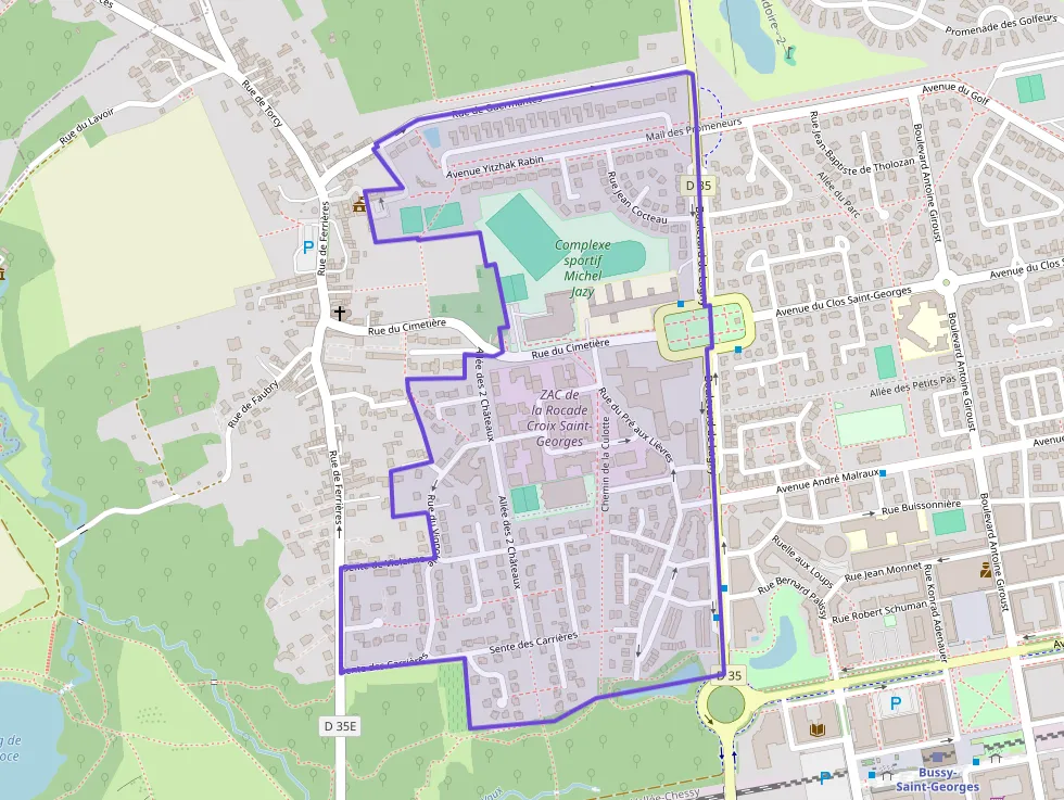 Appartement 70 m² trois pièces à vendre à Bussy-Saint-Georges