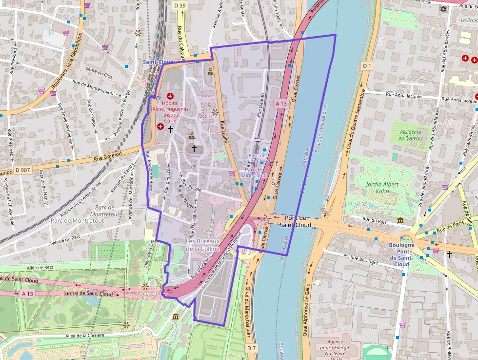 Appartement 40 m² deux pieces à vendre à Saint-Cloud