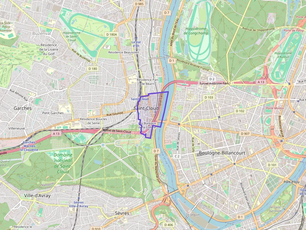 Appartement 40 m² deux pieces à vendre à Saint-Cloud