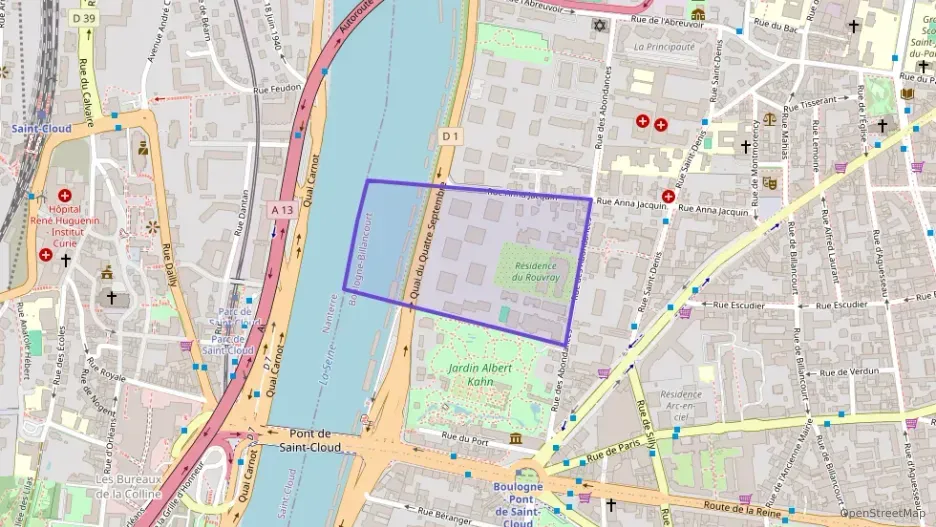 Appartement 128 m² quatre pièces à vendre à Boulogne-Billancourt