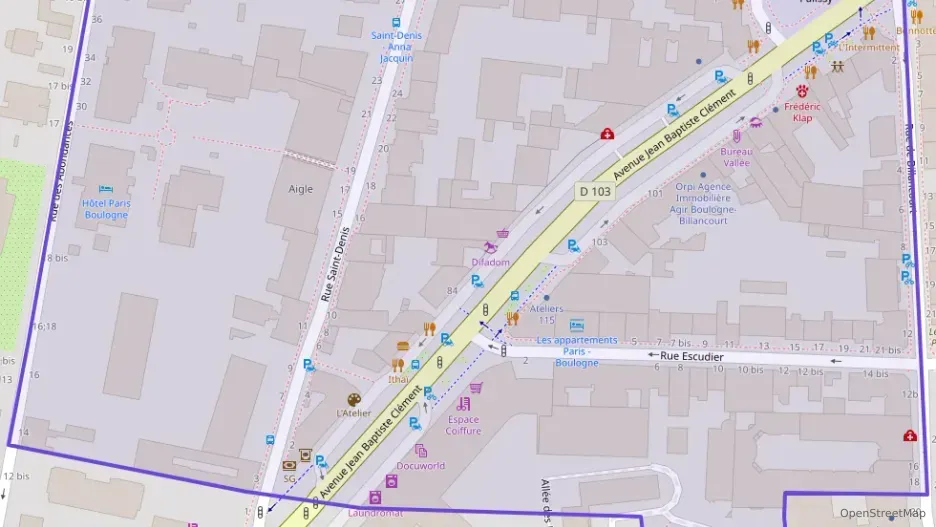 Appartement 91 m² trois pièces à vendre à Boulogne-Billancourt