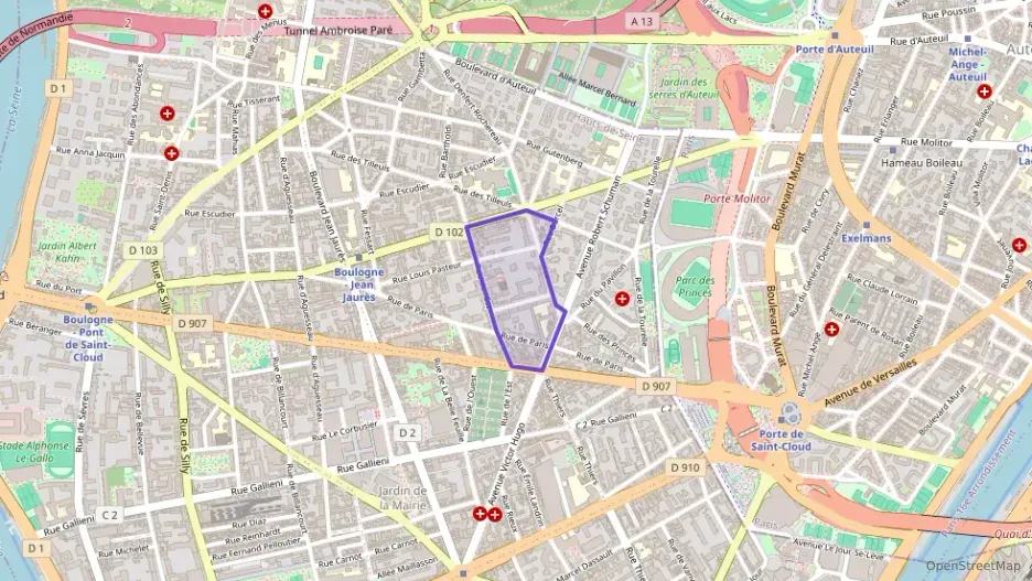 Appartement 122 m² cinq pièces à vendre à Boulogne-Billancourt Appartement 122 m² cinq pièces à vendre à Boulogne-Billancourt