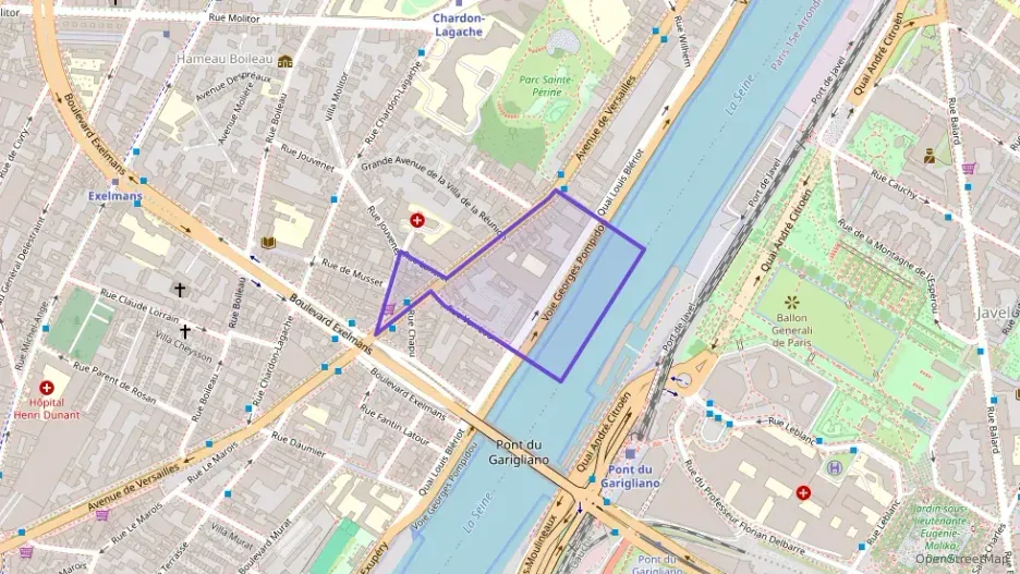 Appartement 50 m² deux pieces à vendre à Paris 16e Arrondissement