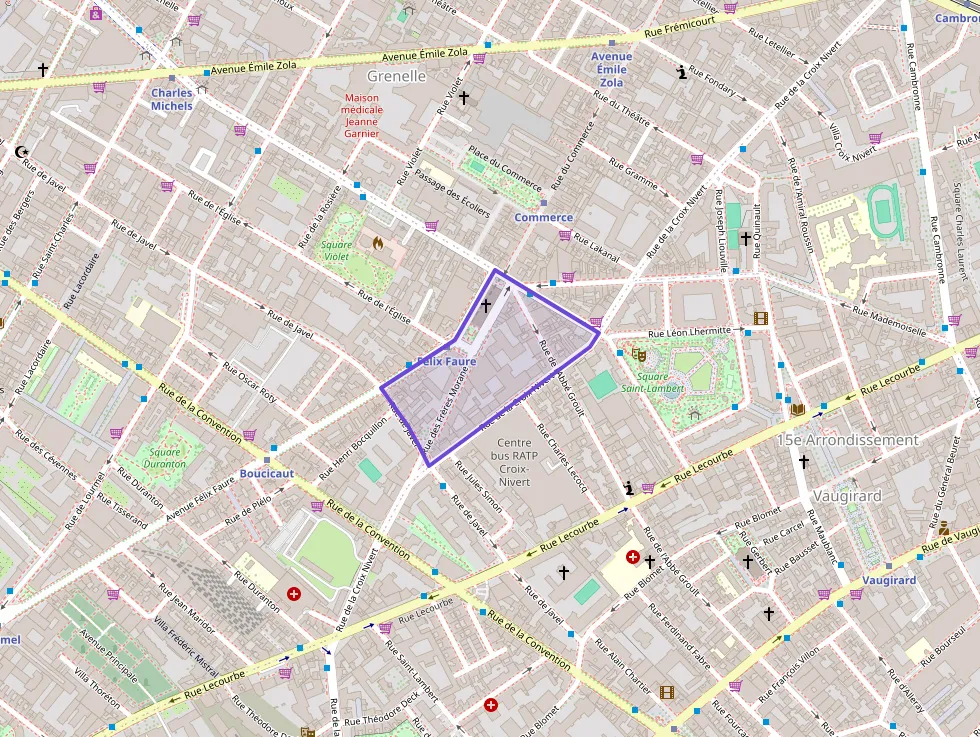 Appartement 50 m² deux pieces à vendre à Paris 15e Arrondissement