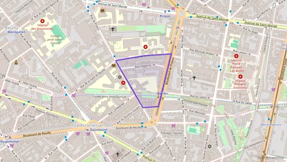 Appartement 52 m² deux pieces à vendre à Paris 12e Arrondissement