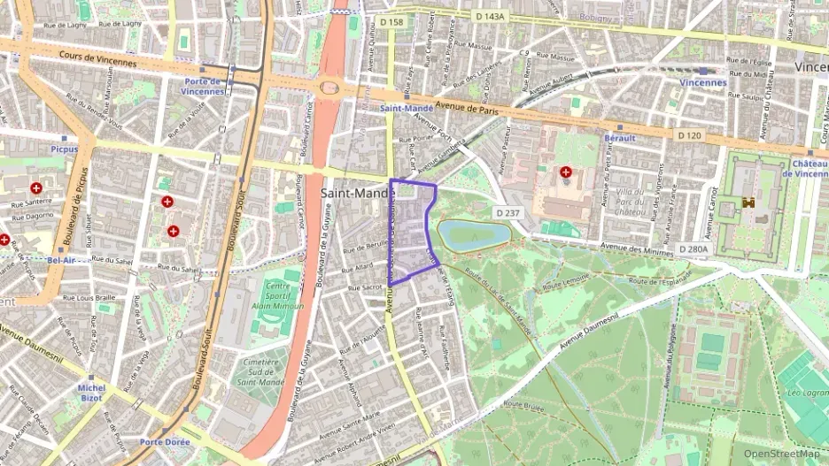 Appartement 68 m² trois pièces à vendre à Saint-Mandé