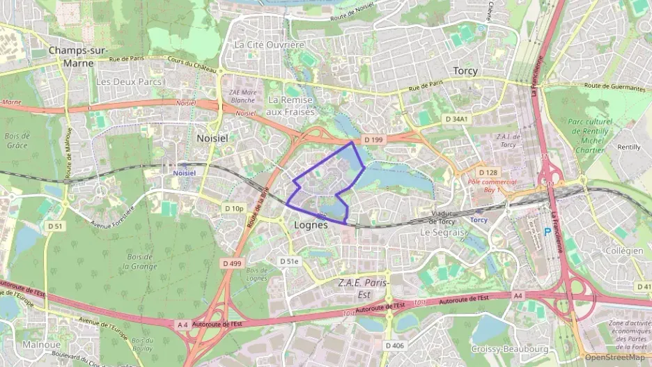 Appartement 67 m² trois pièces à vendre à Lognes