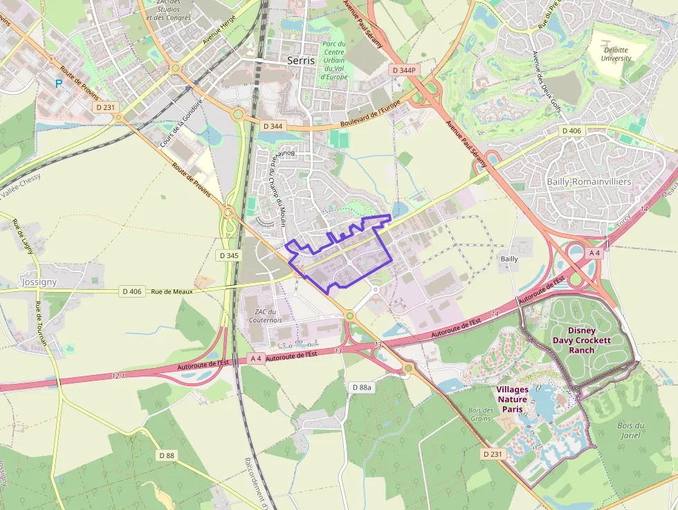 Appartement 65 m² trois pièces à vendre à Serris