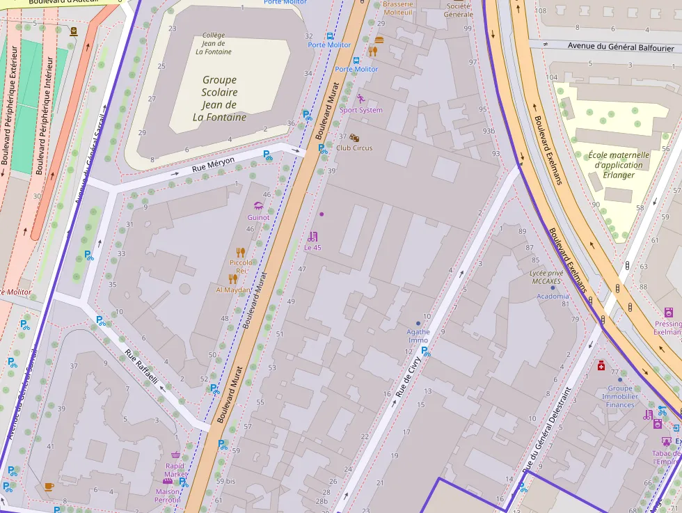 Appartement 73 m² deux pieces à vendre à Paris 16e Arrondissement