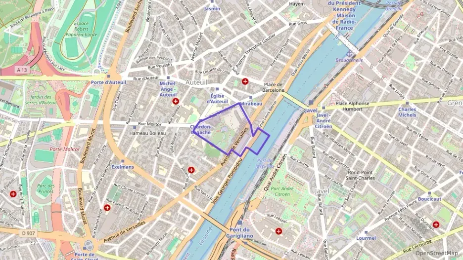 Appartement 92 m² quatre pièces à vendre à Paris 16e Arrondissement