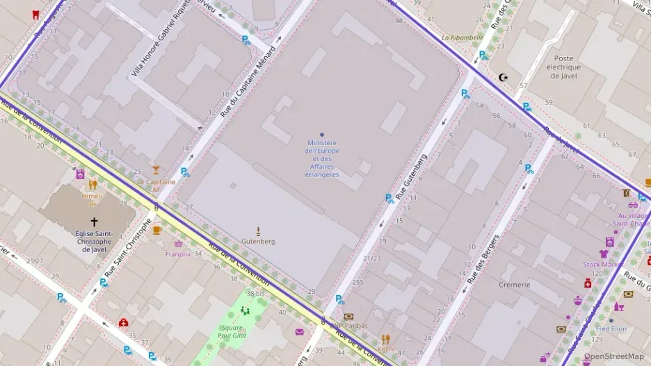 Appartement 61 m² trois pièces à vendre à Paris 15e Arrondissement