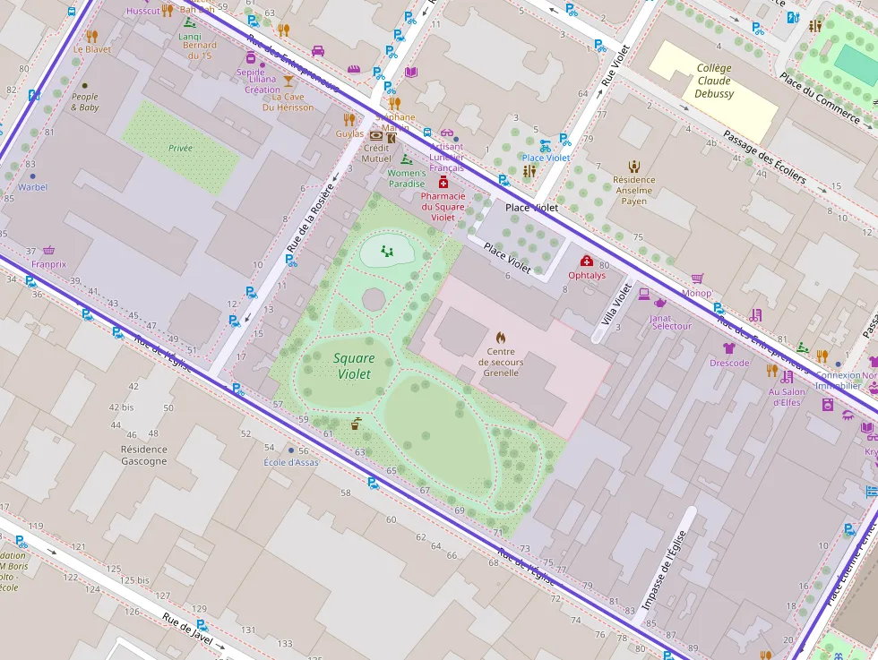 Appartement 37 m² deux pieces à vendre à Paris 15e Arrondissement