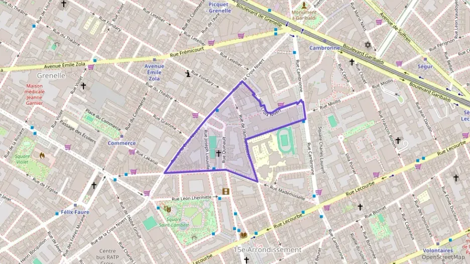 Appartement 63 m² deux pieces à vendre à Paris 15e Arrondissement