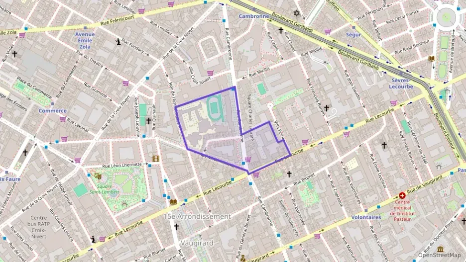 Appartement 36 m² une piece à vendre à Paris 15e Arrondissement