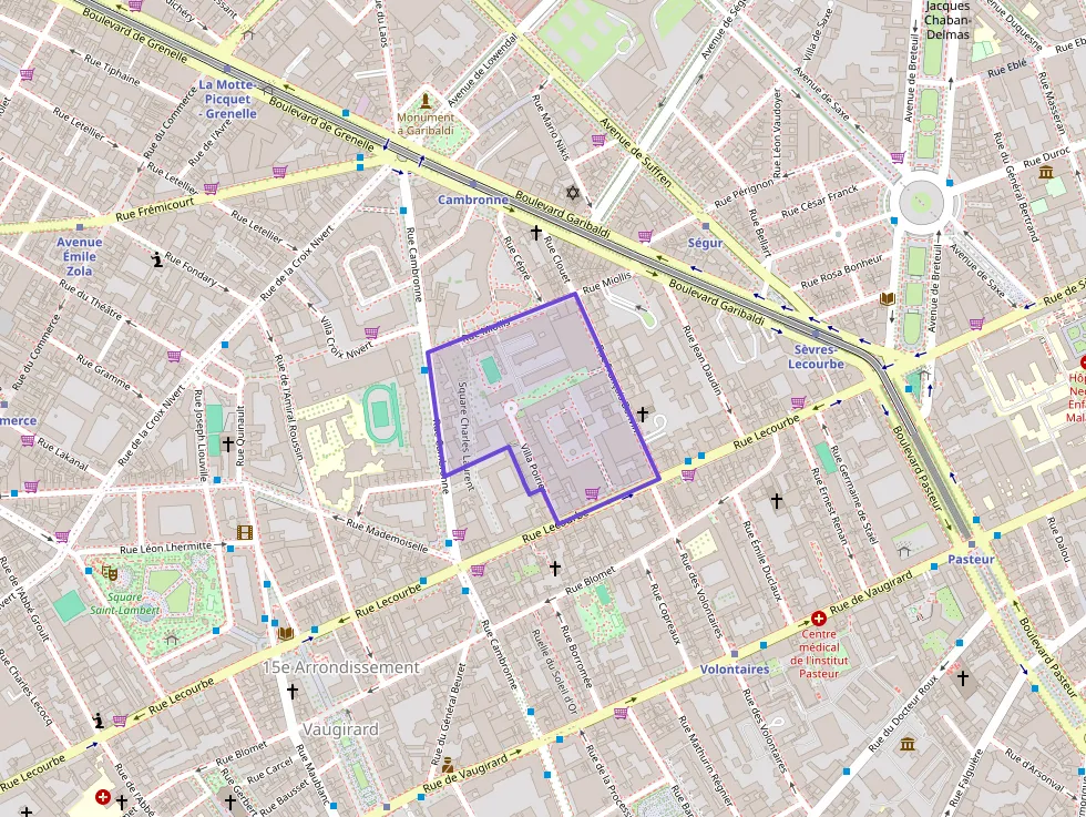 Appartement 29 m² une piece à vendre à Paris 15e Arrondissement