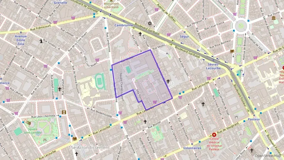 Appartement 36 m² une piece à vendre à Paris 15e Arrondissement