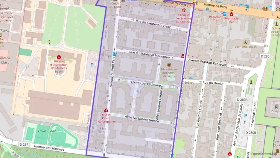 Appartement 59 m² trois pièces à vendre à Vincennes