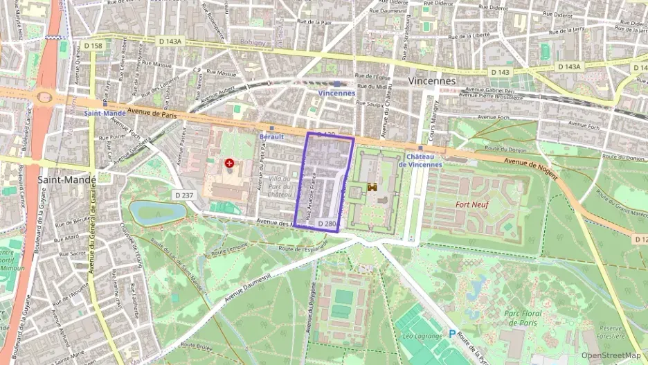 Appartement 57 m² trois pièces à vendre à Vincennes