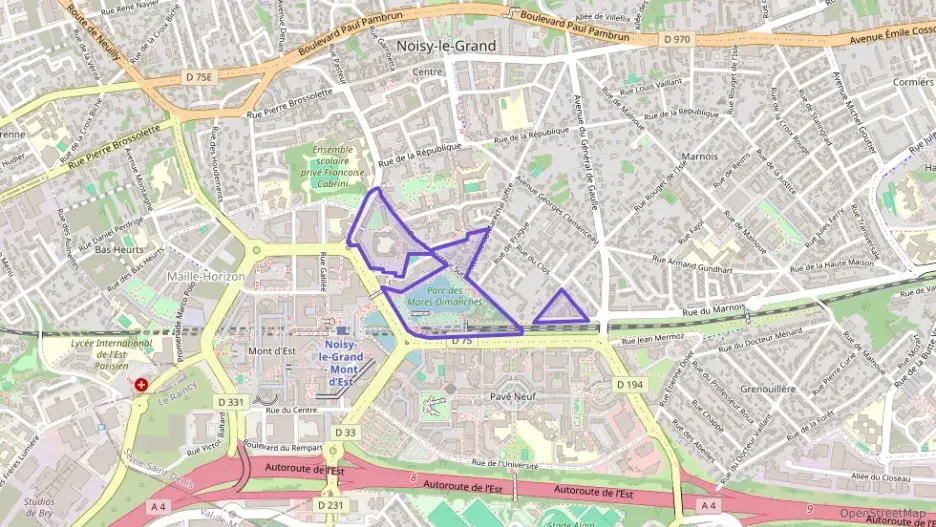 Appartement 42 m² deux pieces à vendre à Noisy-le-Grand