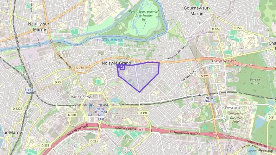 Appartement 40 m² deux pieces à vendre à Noisy-le-Grand