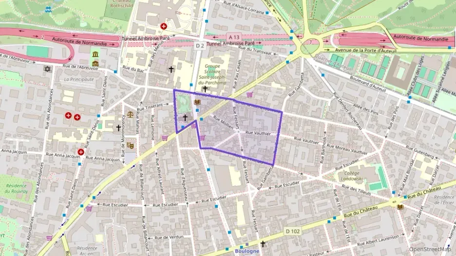 Appartement 80 m² trois pièces à vendre à Boulogne-Billancourt