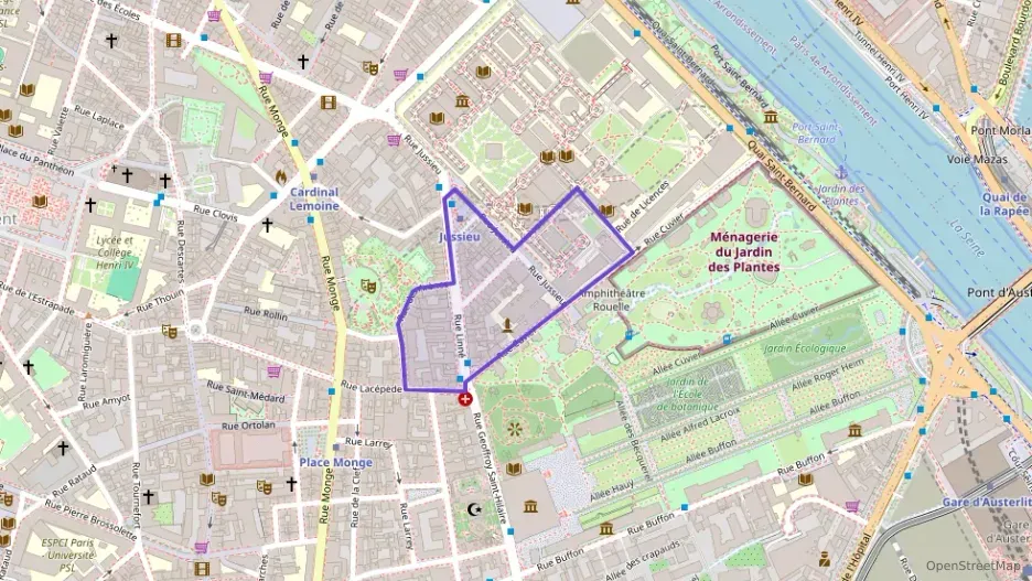 Appartement 50 m² deux pieces à vendre à Paris 5e Arrondissement