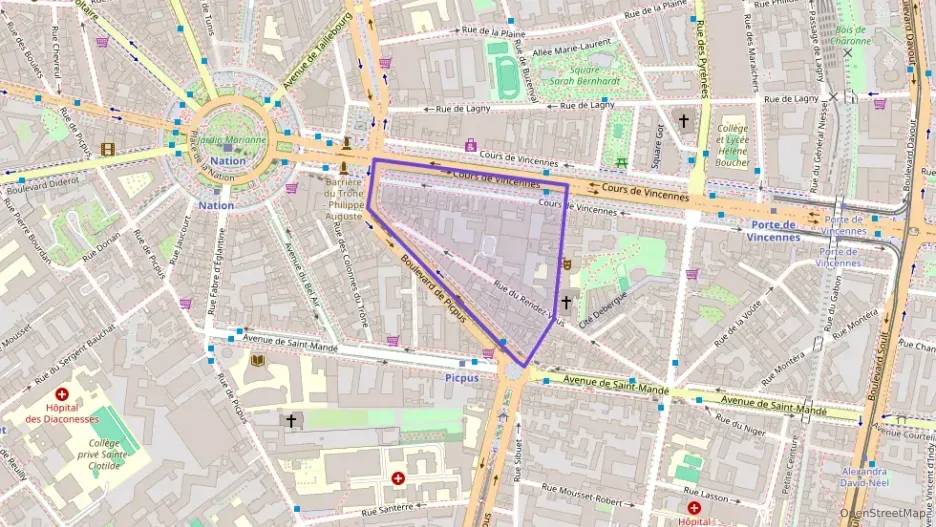 Appartement 66 m² trois pièces à vendre à Paris 12e Arrondissement