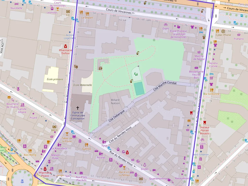Appartement 45 m² deux pieces à vendre à Paris 12e Arrondissement