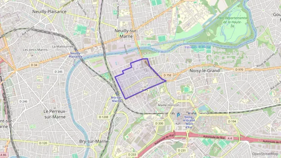 Appartement 70 m² trois pièces à vendre à Noisy-le-Grand