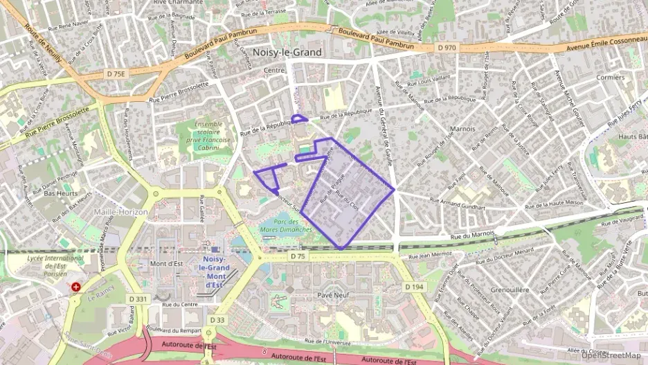 Appartement 48 m² deux pieces à vendre à Noisy-le-Grand