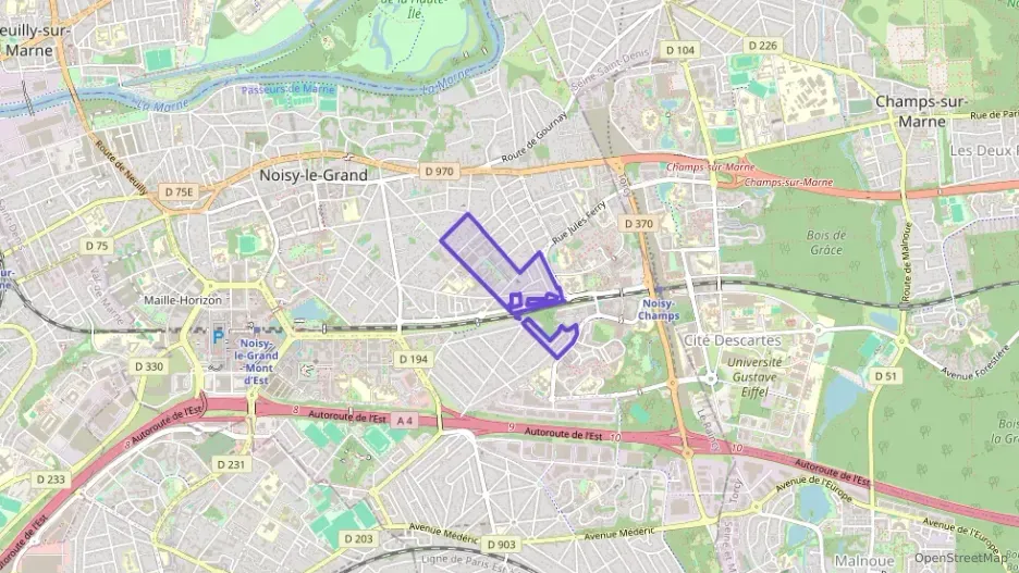 Appartement 36 m² deux pieces à vendre à Noisy-le-Grand