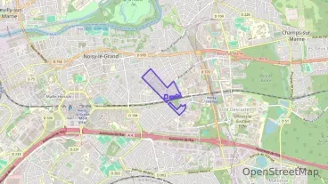 Appartement 60 m² trois pièces à vendre à Noisy-le-Grand